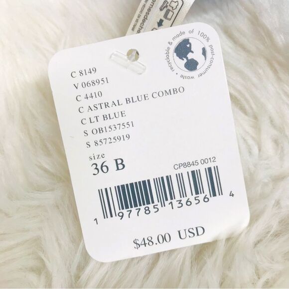 INTIMATELY FREE PEOPLE Maya Blue Lace Convertible Balconette Bra Underwire‎ New - Picture 13 of 15